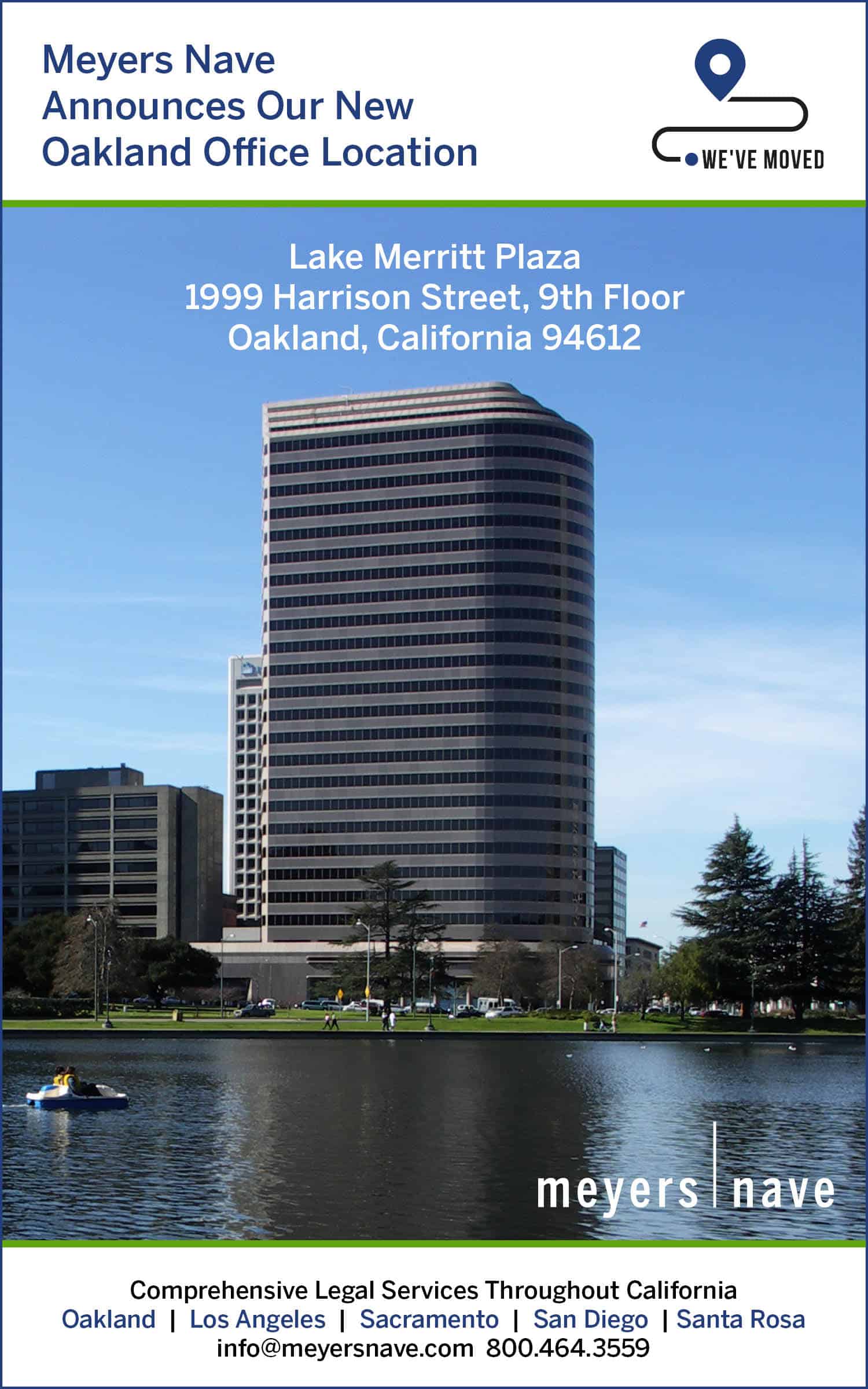 Oakland Office Move Announcement Image