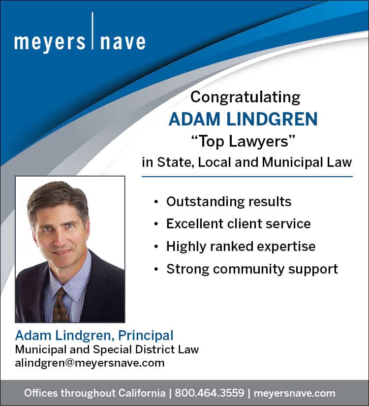 Sacramento Top Lawyers Congratulatory Ad for Adam Lindgren